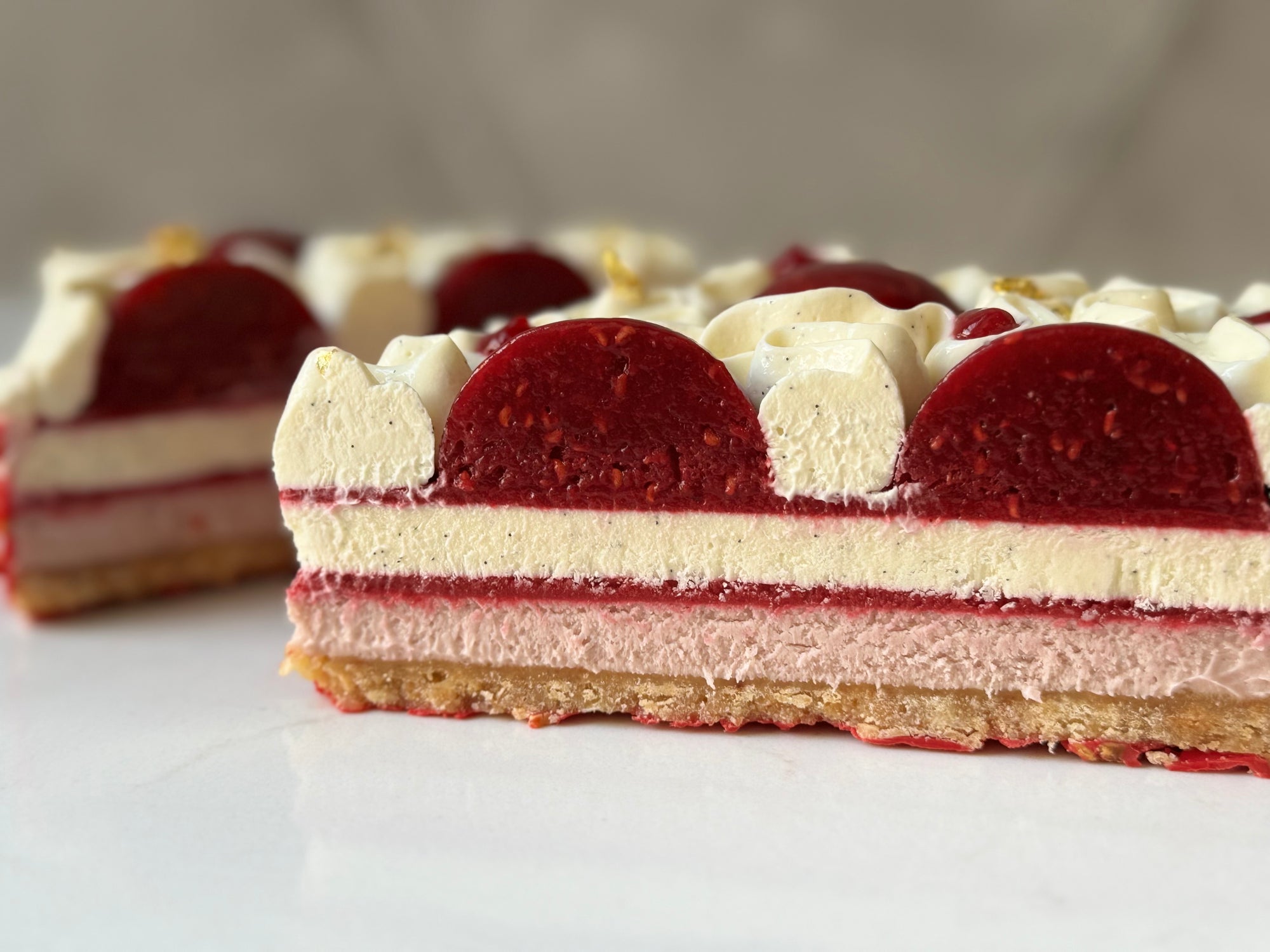Raspberry Vanilla Cheesecake (6 people)
