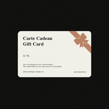 Carte cadeau Chez Potier